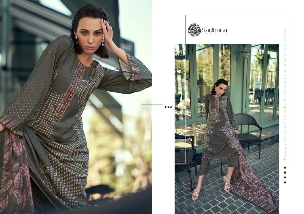 Sadhana Aleena Wholesale Pure Musline Silk With Fancy Work Suits