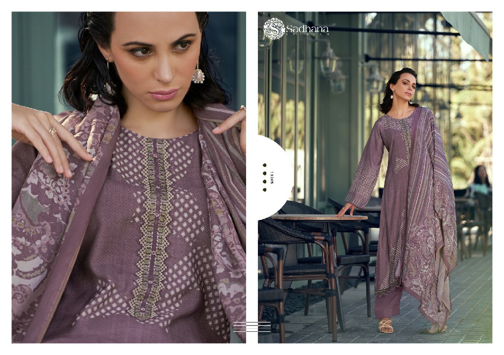 Sadhana Aleena Wholesale Pure Musline Silk With Fancy Work Suits
