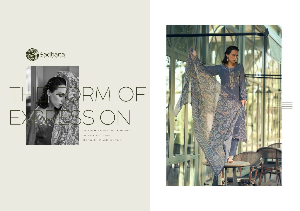 Sadhana Aleena Wholesale Pure Musline Silk With Fancy Work Suits
