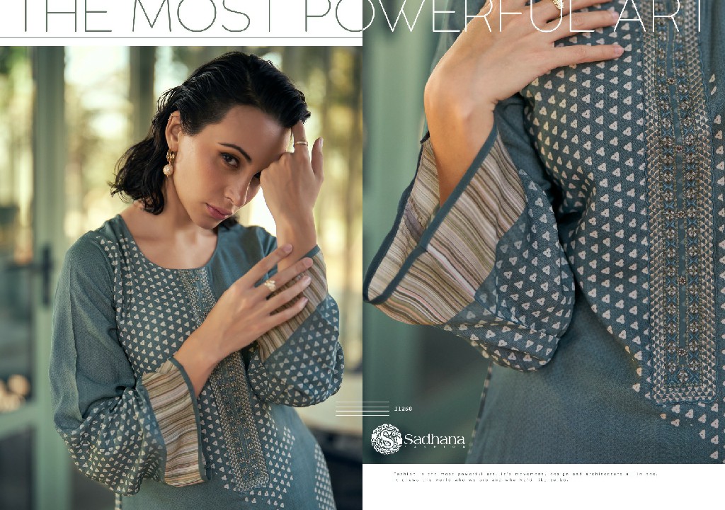 Sadhana Aleena Wholesale Pure Musline Silk With Fancy Work Suits