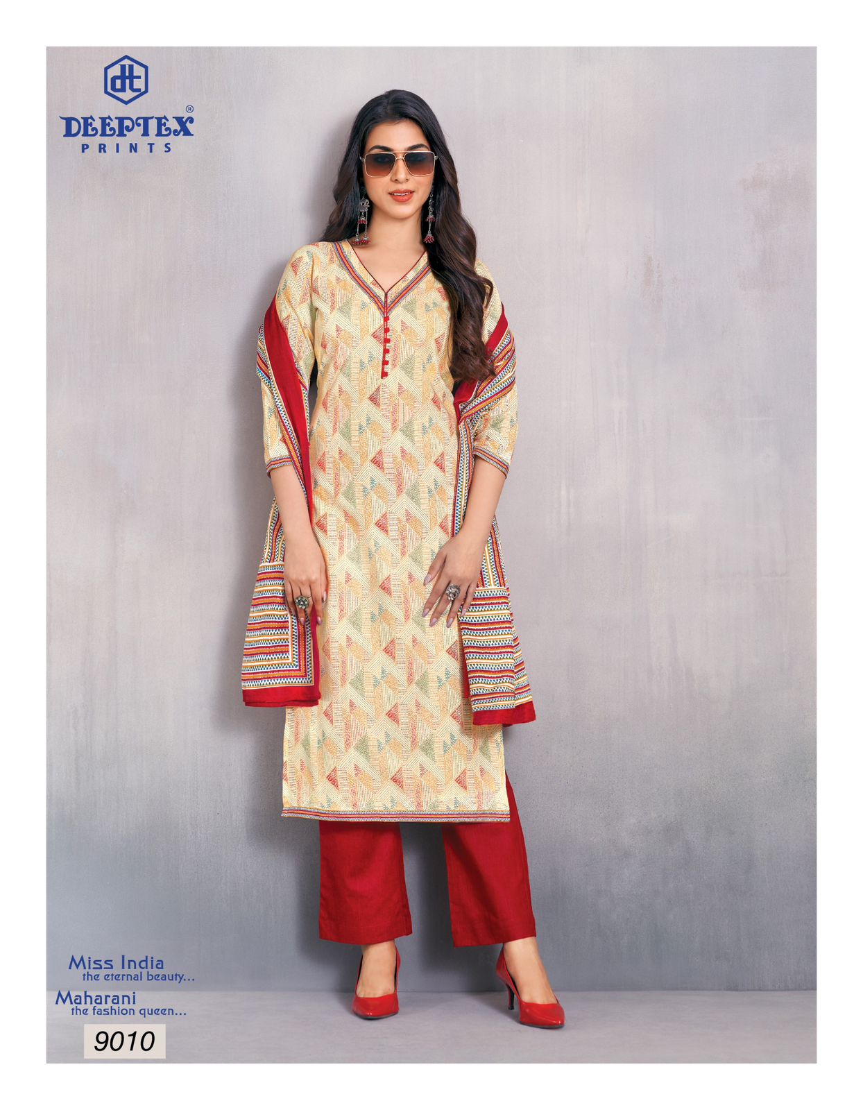 DEEPTEX PRINTS MISS INDIA VOL 90 SUMMER SPECIAL COTTON UNSTITCH SALWAR KAMEEZ COLLECTION