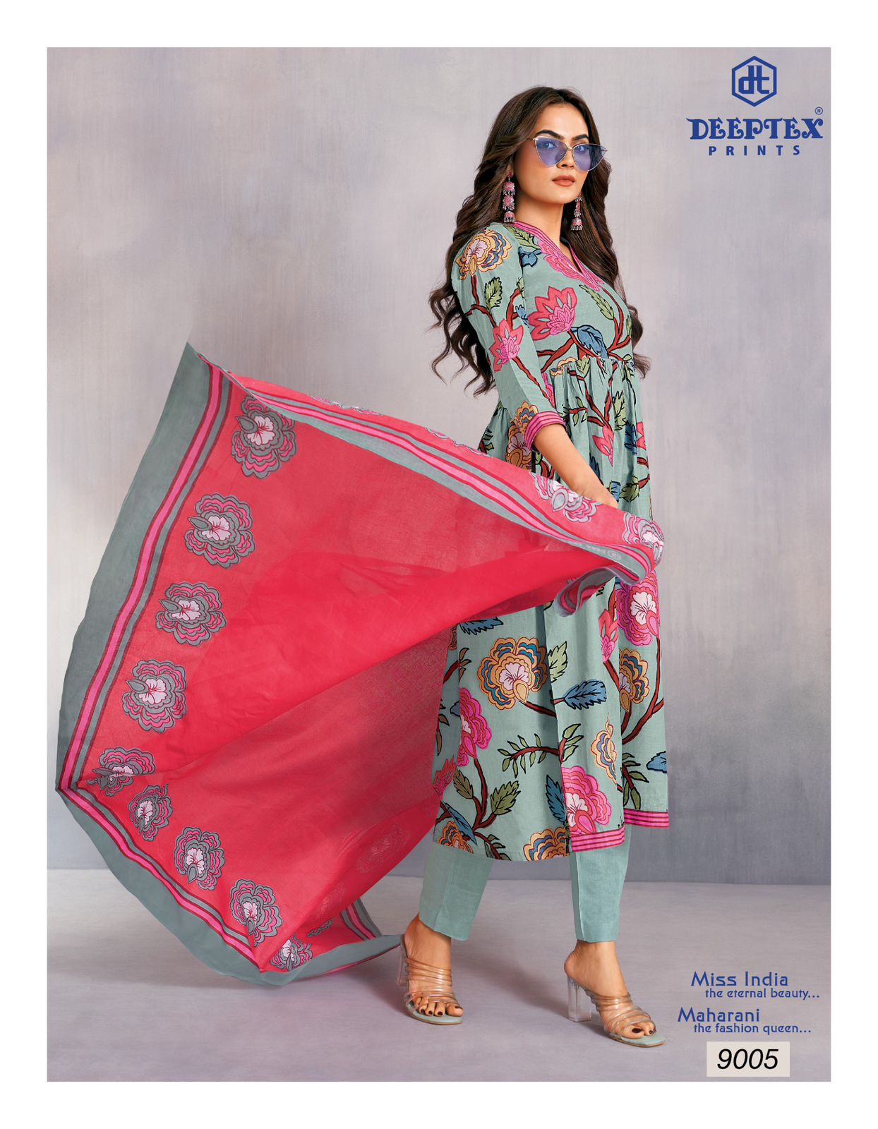 DEEPTEX PRINTS MISS INDIA VOL 90 SUMMER SPECIAL COTTON UNSTITCH SALWAR KAMEEZ COLLECTION