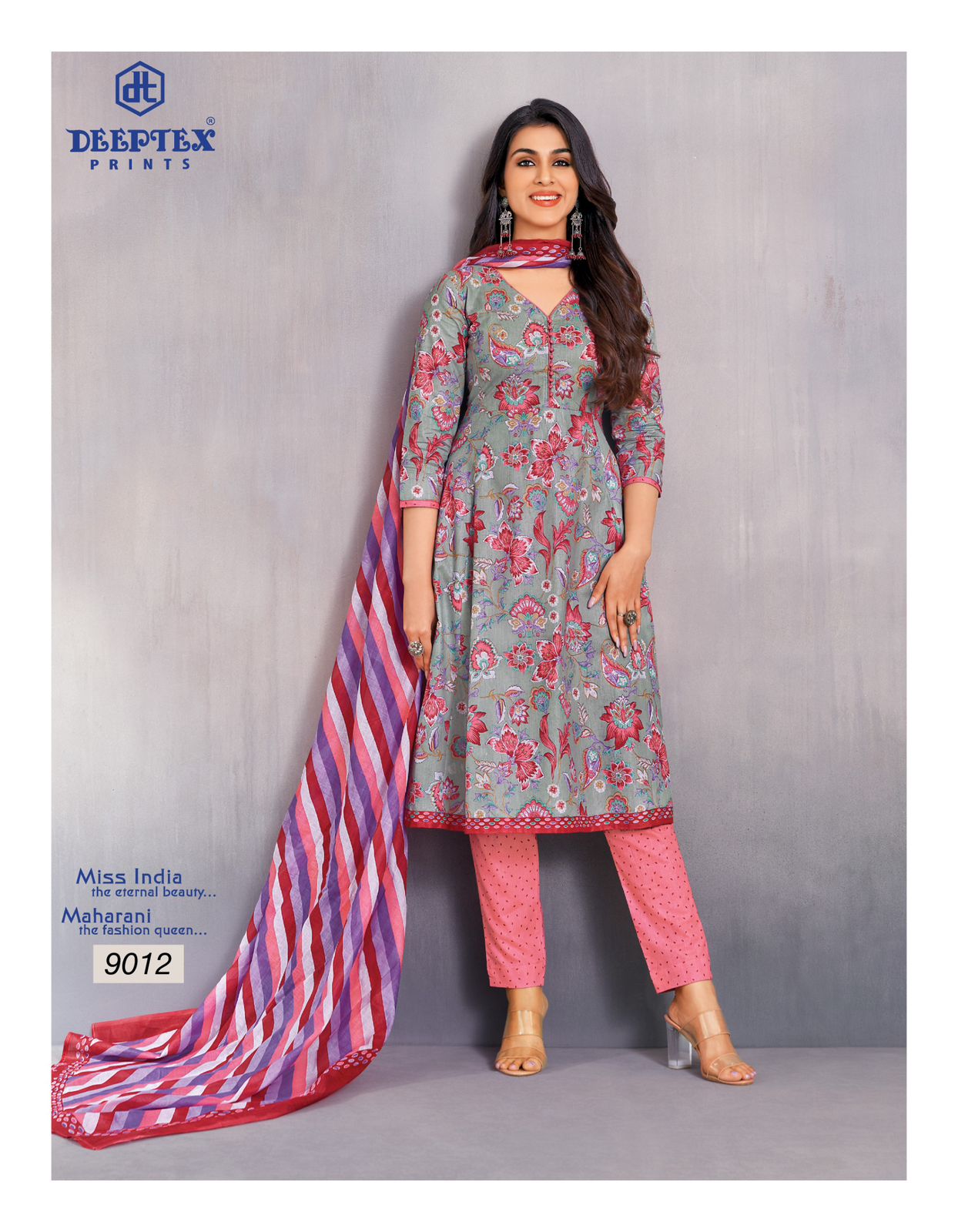 DEEPTEX PRINTS MISS INDIA VOL 90 SUMMER SPECIAL COTTON UNSTITCH SALWAR KAMEEZ COLLECTION