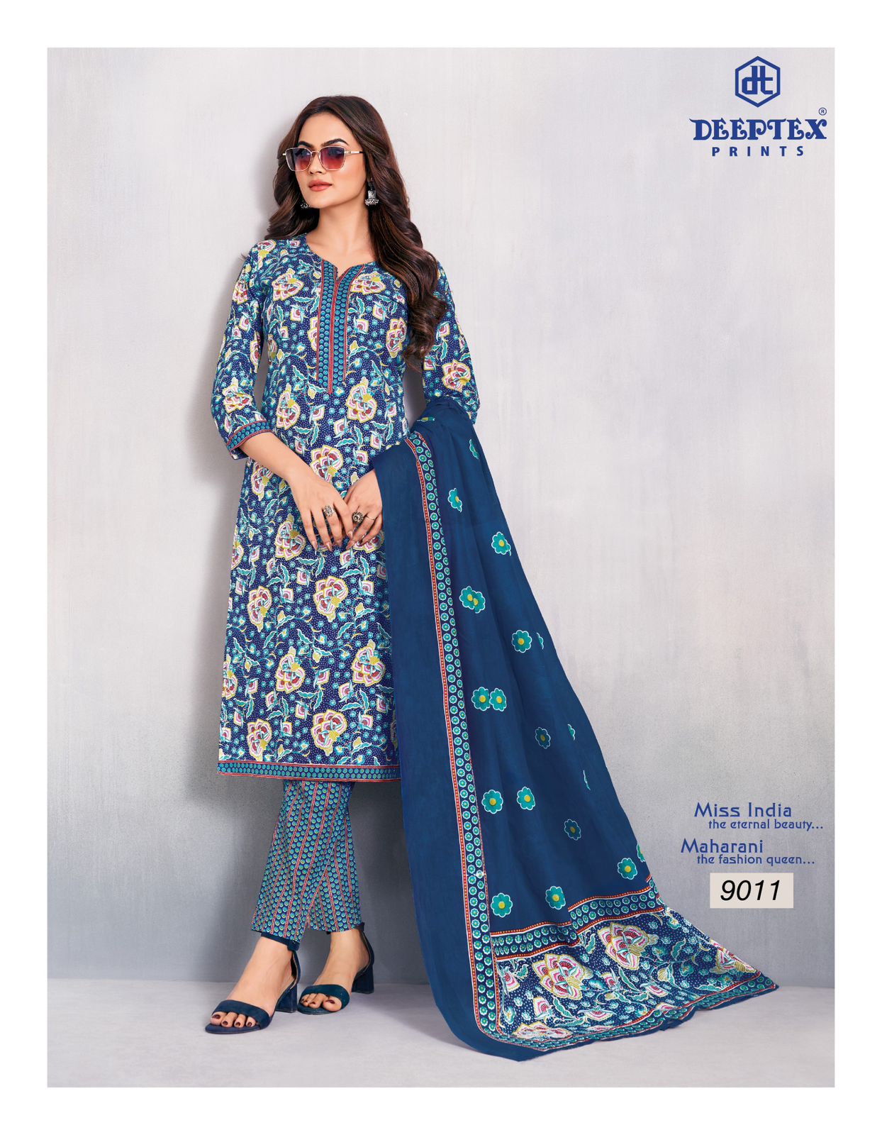 DEEPTEX PRINTS MISS INDIA VOL 90 SUMMER SPECIAL COTTON UNSTITCH SALWAR KAMEEZ COLLECTION