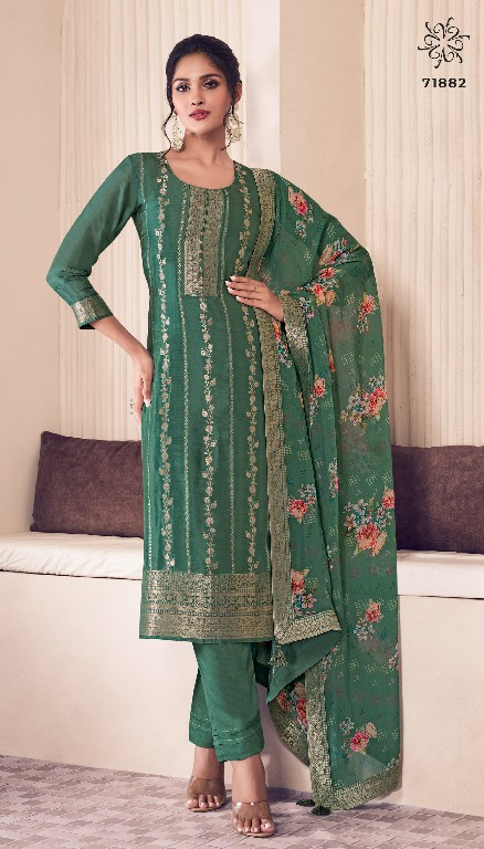 noraa by vinay kuleesh lotus silk jacquard shop glamorous styles suit