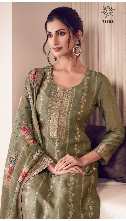 noraa by vinay kuleesh lotus silk jacquard shop glamorous styles suit
