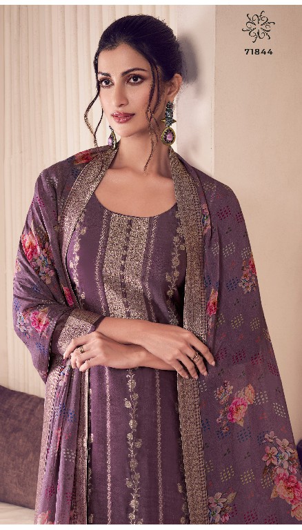 noraa by vinay kuleesh lotus silk jacquard shop glamorous styles suit