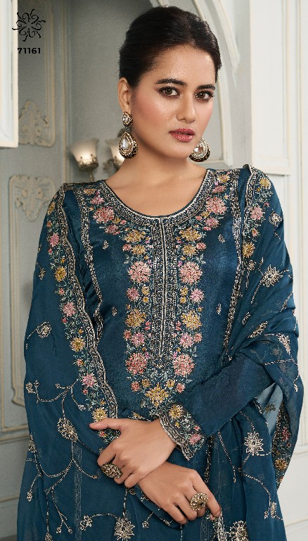 multy by vinay kuleesh multy thread work fashionable dress material online