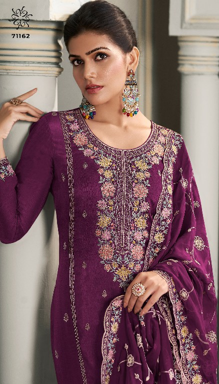 multy by vinay kuleesh multy thread work fashionable dress material online