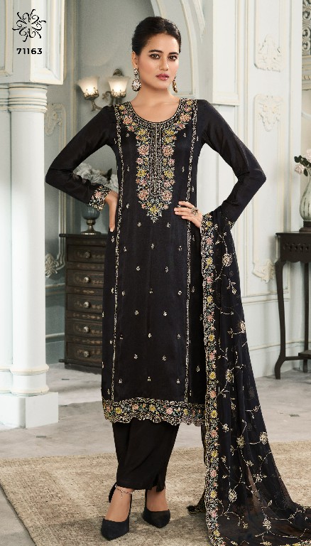 multy by vinay kuleesh multy thread work fashionable dress material online