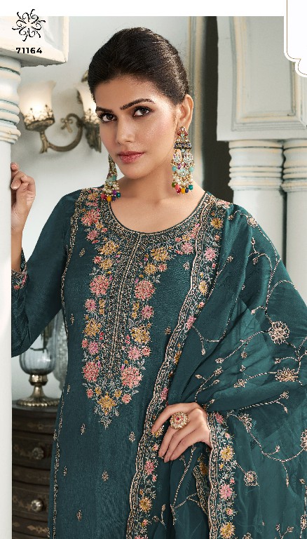multy by vinay kuleesh multy thread work fashionable dress material online