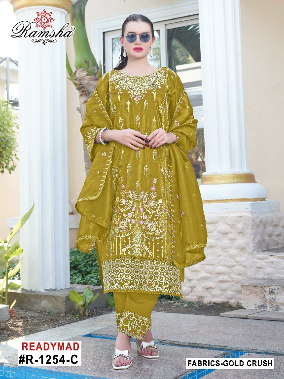 Ramsha R-1254 Wholesale Readymade Indian Pakistani Concept Suits