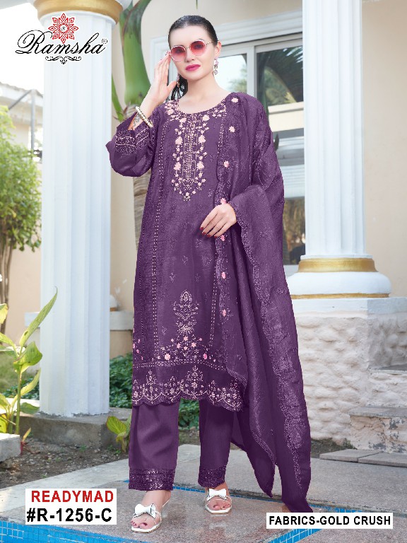 Ramsha R-1256 Wholesale Readymade Indian Pakistani Concept Suits