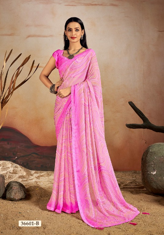 VANILLA VOL 13 BY RUCHI ADORABLE FANCY CHIFFON SAREE WHOLESALER
