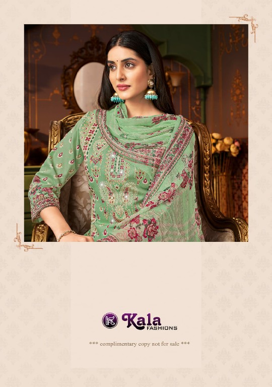 Kala Fashion Reshma Wholesale Jam Pakistani Print With Work Dress Material