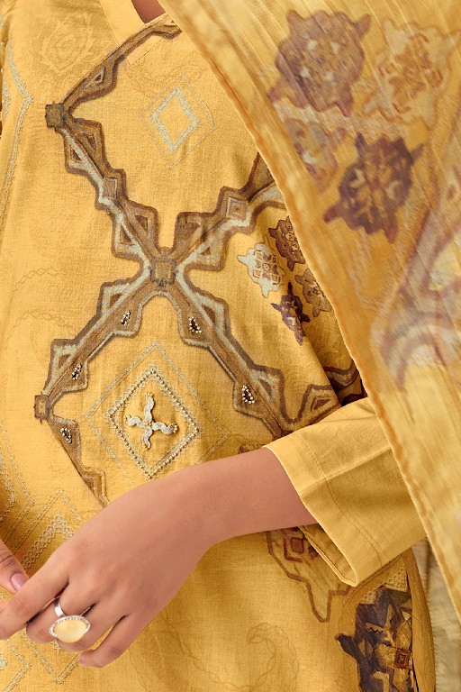 Sarg Zerina Wholesale Pure Cotton Lawn With Handwork Salwar Suits