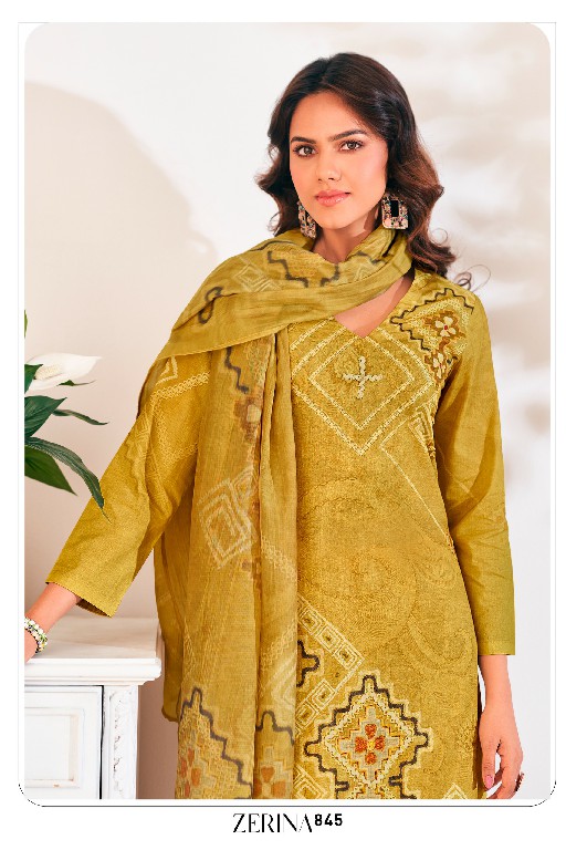 Sarg Zerina Wholesale Pure Cotton Lawn With Handwork Salwar Suits