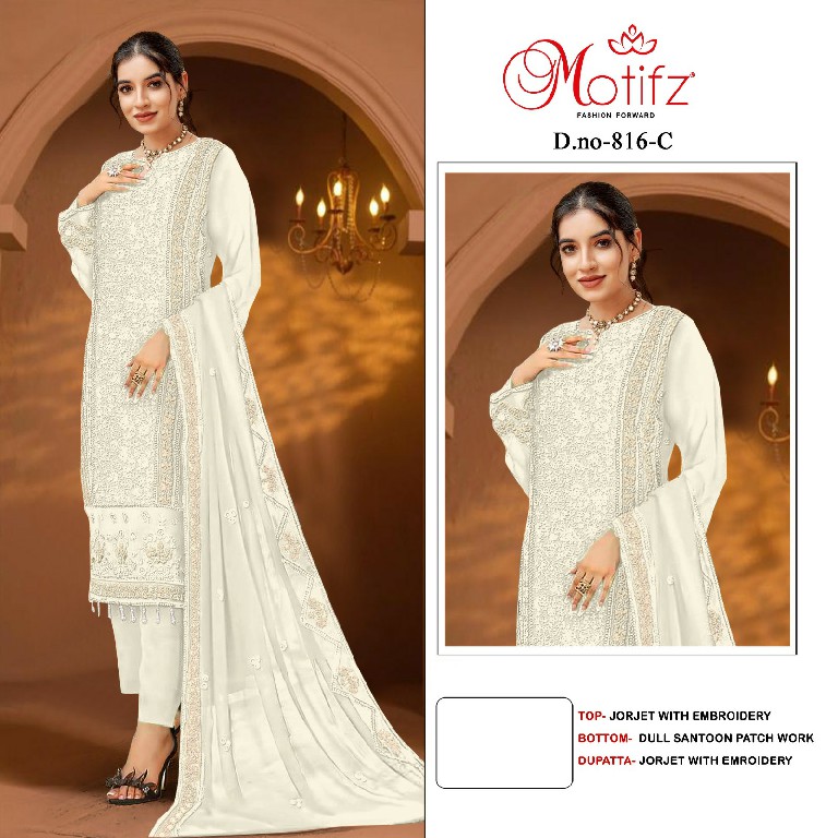 Motifz D.no 816 Wholesale Indian Pakistani Concept Salwar Suits
