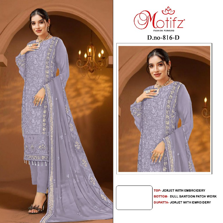 Motifz D.no 816 Wholesale Indian Pakistani Concept Salwar Suits