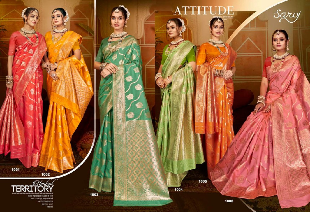 Saroj Swara silk vol 4 Wholesale Soft Silk Rich Pallu Sarees