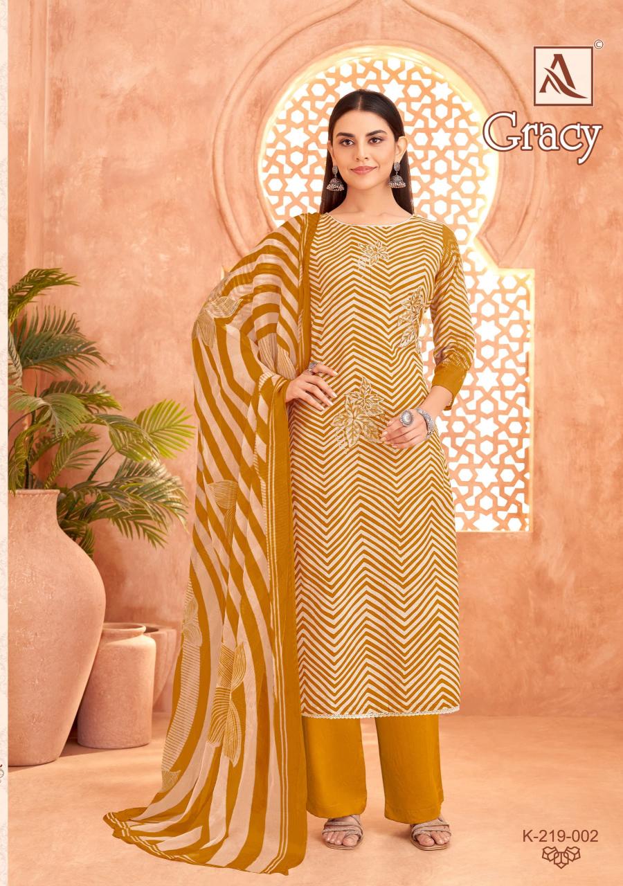 gracy by alok cambric modern pakistani dress material online