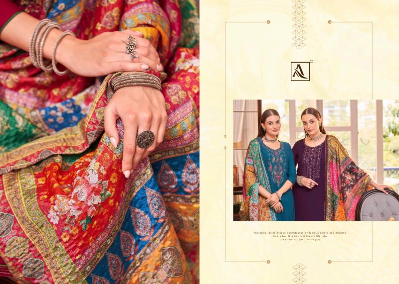 alok saundarya vol 2 viscose rayon stylish look pakistani ladies suit