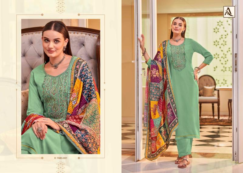 alok saundarya vol 2 viscose rayon stylish look pakistani ladies suit