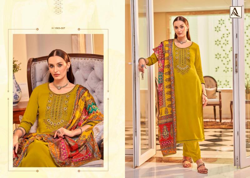alok saundarya vol 2 viscose rayon stylish look pakistani ladies suit