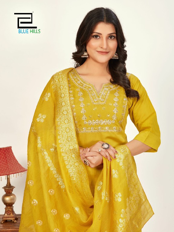 Blue Hills Raashi Vol-3 Wholesale Roman Silk With Inner 3 Piece Suits