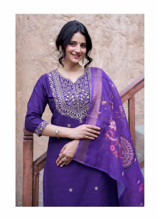 Mystic 9 Fiza Vol-3 Wholesale Premium Quality Bangalore Silk Straight Top With Bottom And Dupatta