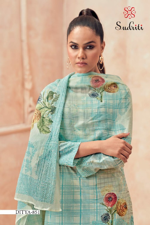 Sudriti Ditya Wholesale Pure Cotton Lawn With Hand Work Salwar Suits