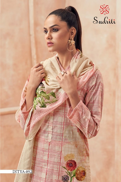 Sudriti Ditya Wholesale Pure Cotton Lawn With Hand Work Salwar Suits