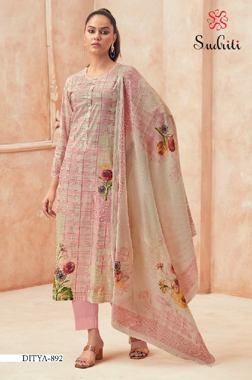 Sudriti Ditya Wholesale Pure Cotton Lawn With Hand Work Salwar Suits