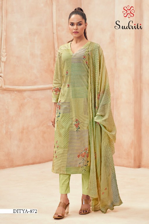 Sudriti Ditya Wholesale Pure Cotton Lawn With Hand Work Salwar Suits