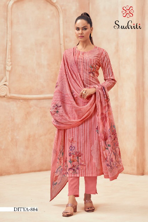 Sudriti Ditya Wholesale Pure Cotton Lawn With Hand Work Salwar Suits