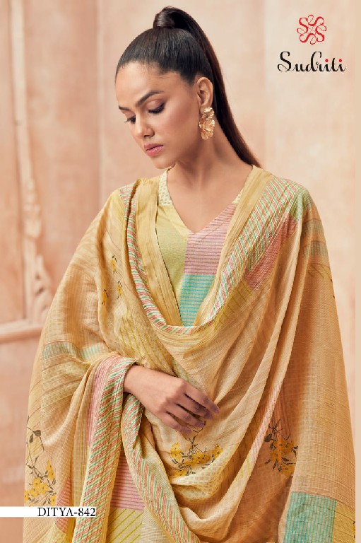 Sudriti Ditya Wholesale Pure Cotton Lawn With Hand Work Salwar Suits