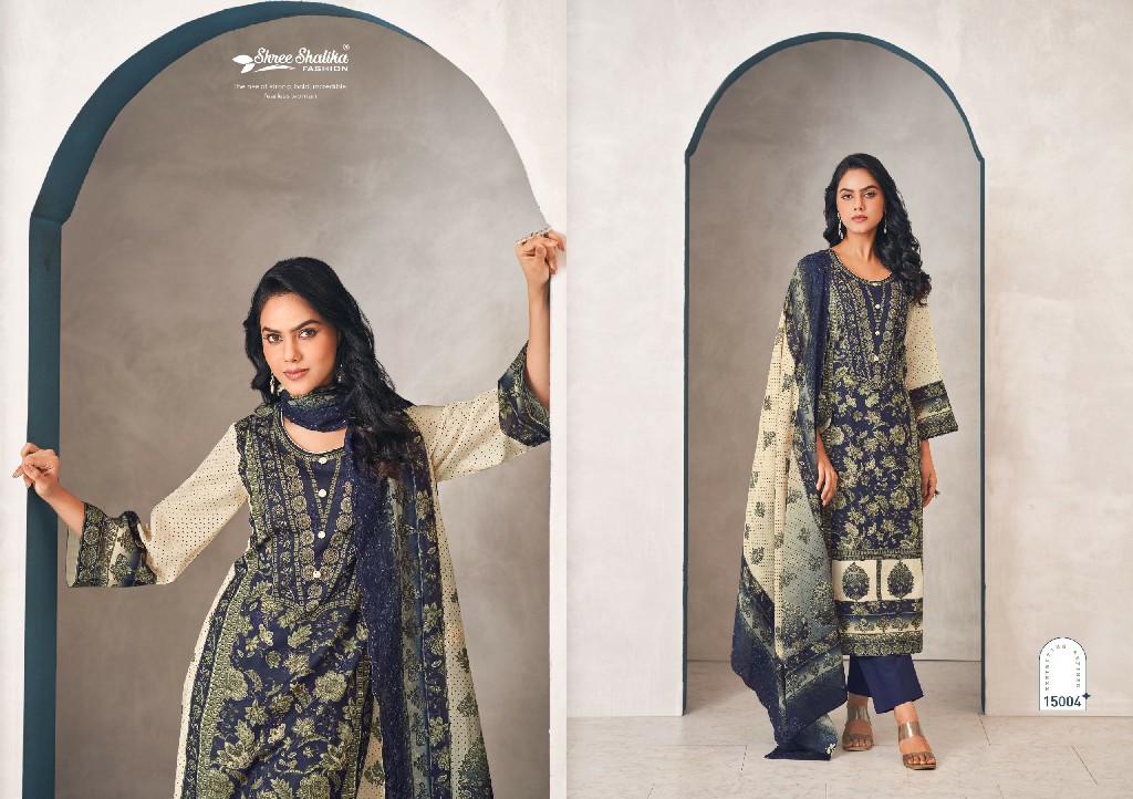 shree shalika mannat vol 15 cotton lawn digital print salwar kameez