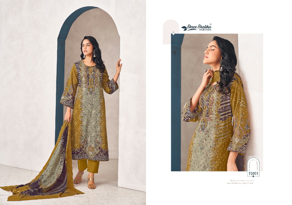 shree shalika mannat vol 15 cotton lawn digital print salwar kameez