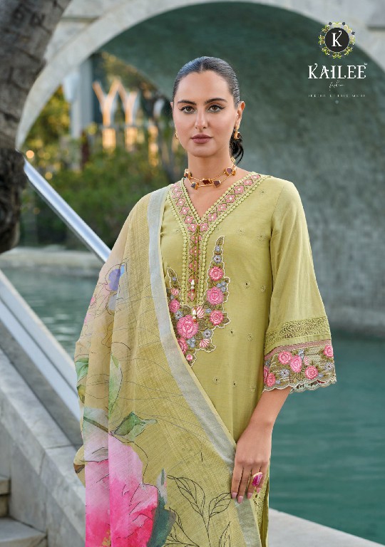 Kailee Suffy Wholesale Pure Chikankari Schiffli Cotton 3 Piece Salwar Suits