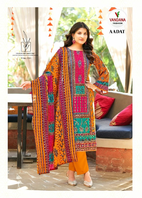 Vandana Aadat Vol-1 Wholesale Pure Heavy Reyon With Hand Work Dress Material