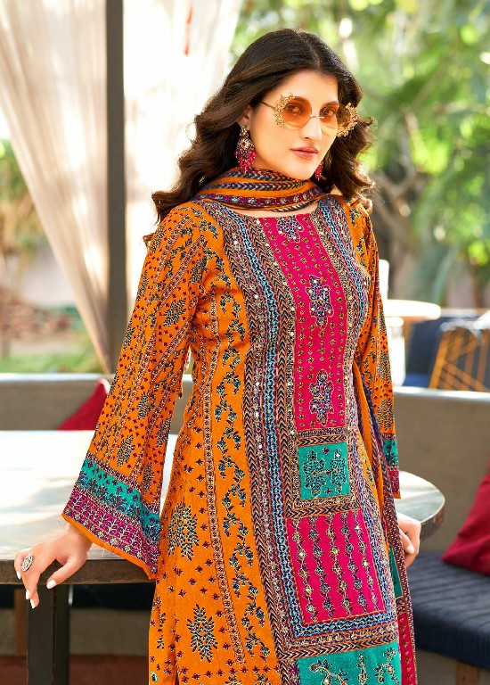 Vandana Aadat Vol-1 Wholesale Pure Heavy Reyon With Hand Work Dress Material