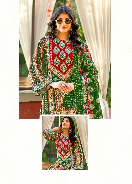 Vandana Aadat Vol-1 Wholesale Pure Heavy Reyon With Hand Work Dress Material