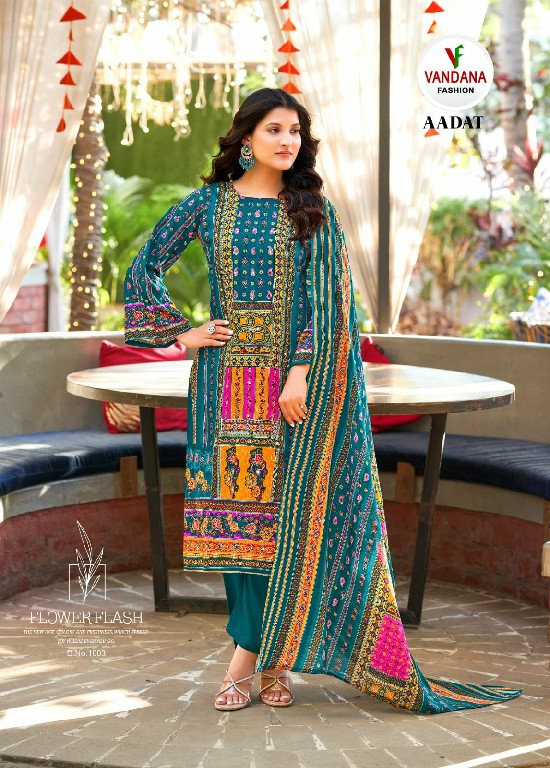 Vandana Aadat Vol-1 Wholesale Pure Heavy Reyon With Hand Work Dress Material