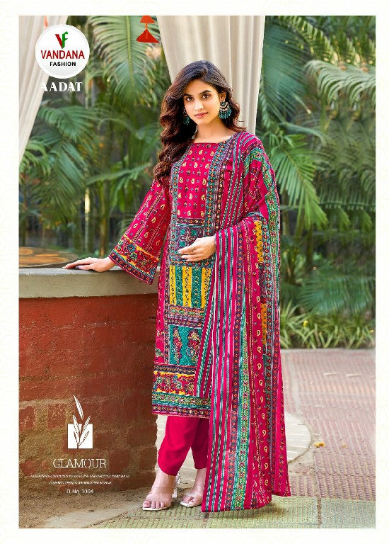 Vandana Aadat Vol-1 Wholesale Pure Heavy Reyon With Hand Work Dress Material