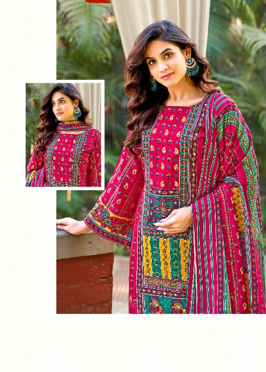 Vandana Aadat Vol-1 Wholesale Pure Heavy Reyon With Hand Work Dress Material