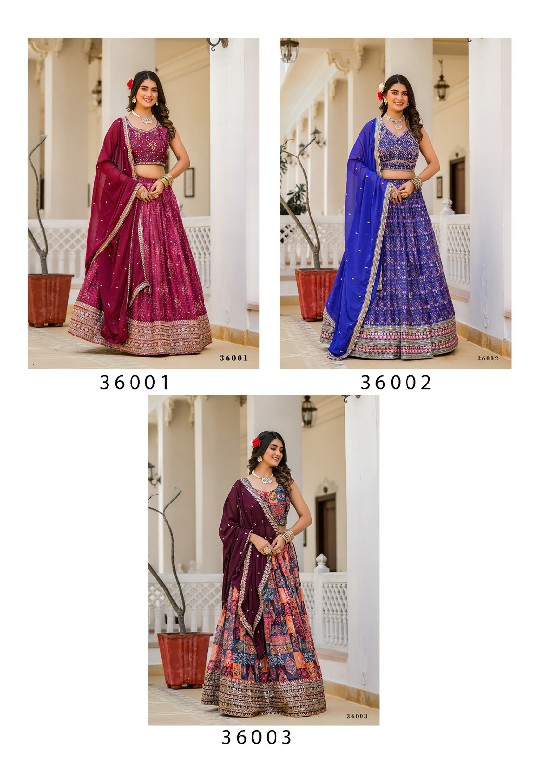 Tejasvee Agnidhara Wholesale Slim Georgette Fabrics Readymade Lehengas