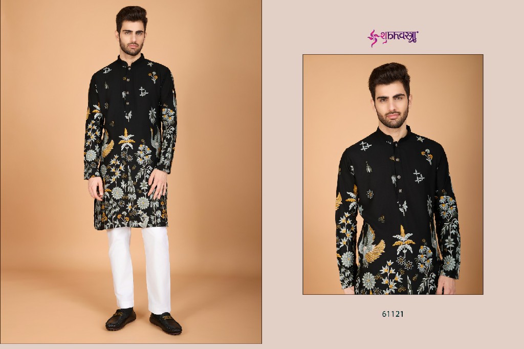 Shubhvastra Heritage Style Wholesale Exclusive Wedding Wear Embroidered Kurta Collection