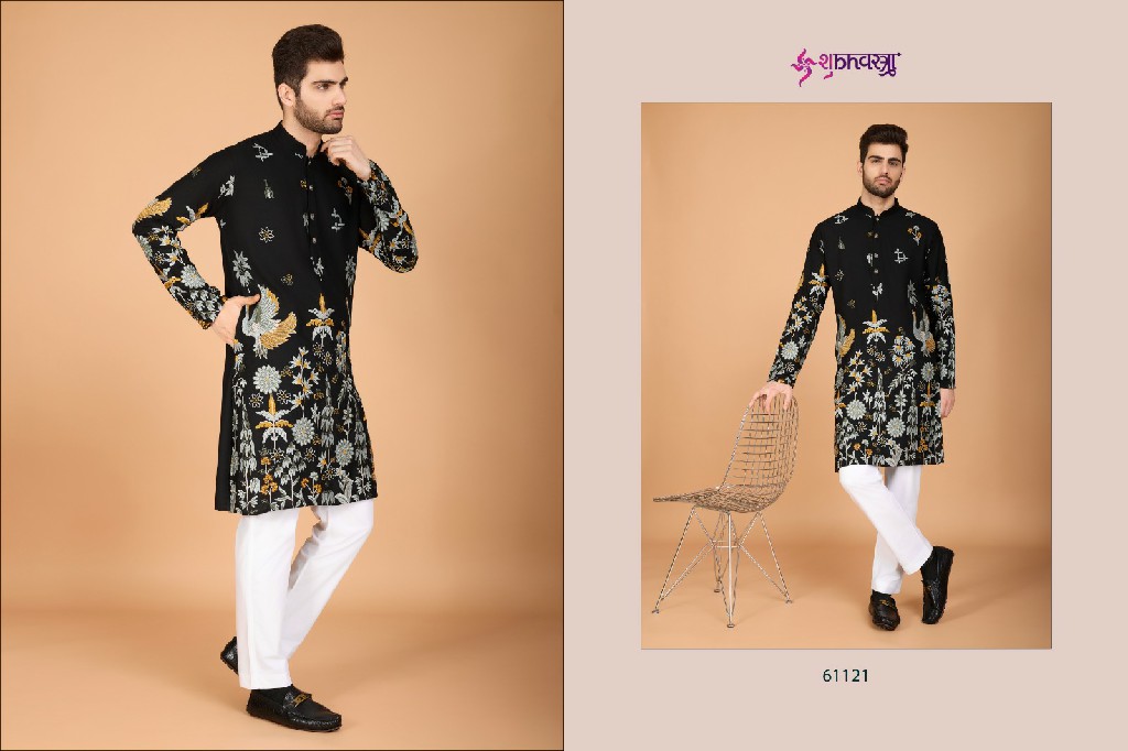 Shubhvastra Heritage Style Wholesale Exclusive Wedding Wear Embroidered Kurta Collection