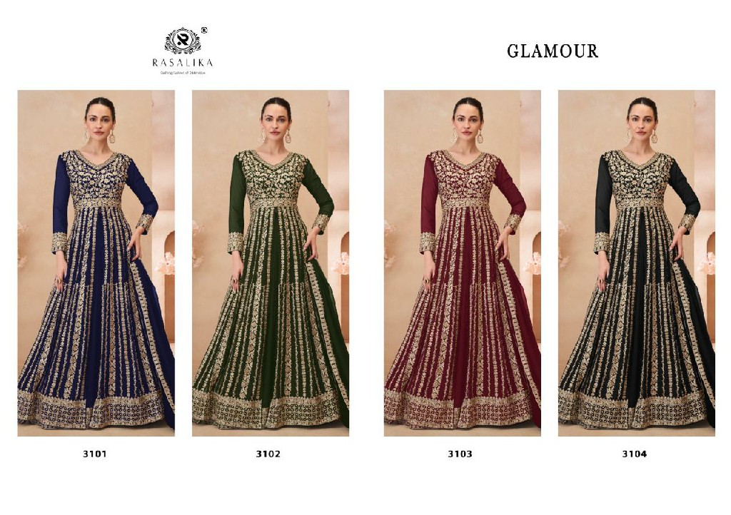 Rasalika Glamour Wholesale Free Size Stitched Anarkali Suits
