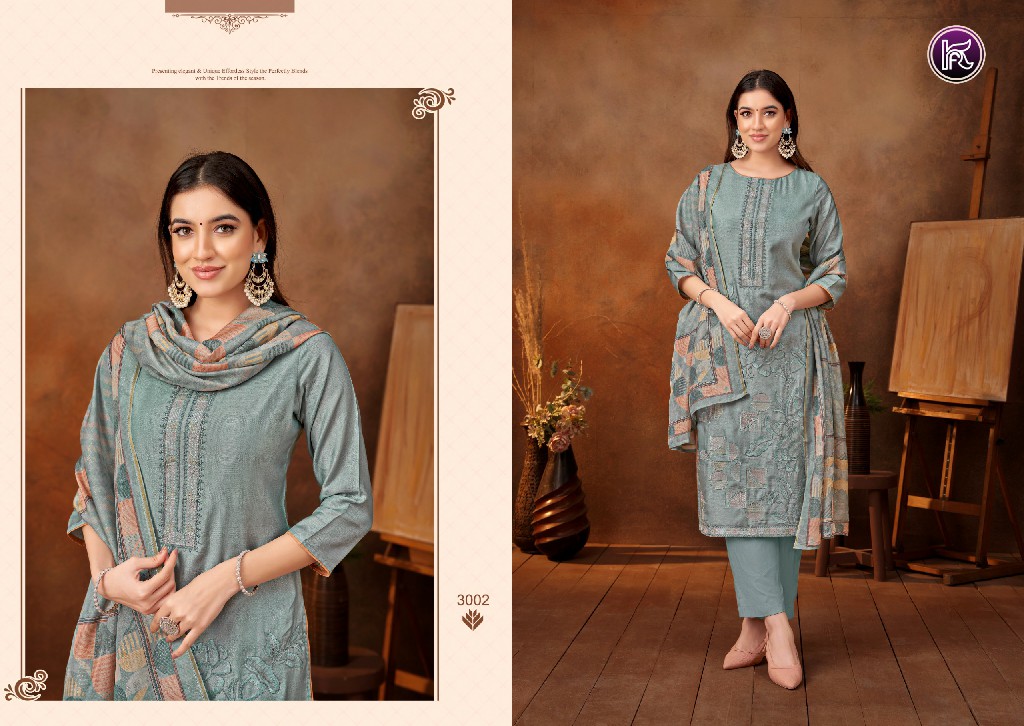 Kala Fashion Callista Wholesale Pure Shimmer Muslin With Embroidery Dress Material
